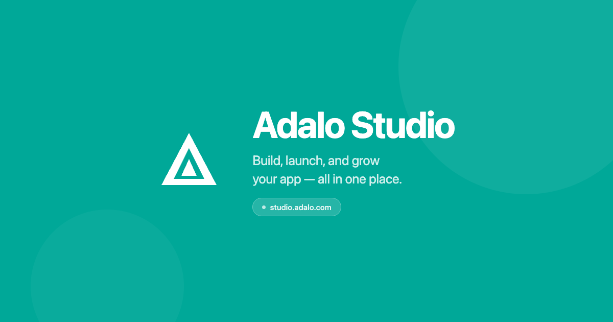 Adalo Studio — Publish Your App to the App Store & Google Play